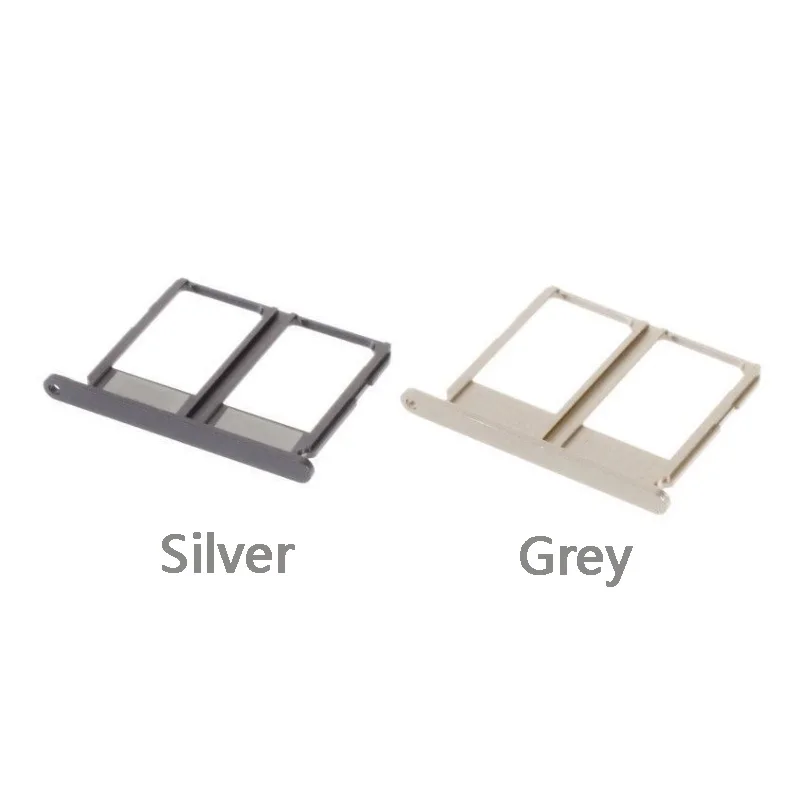 

OEM Dual SIM Card Tray Holder Slot for Samsung Galaxy A9 (2016) - Silver Grey