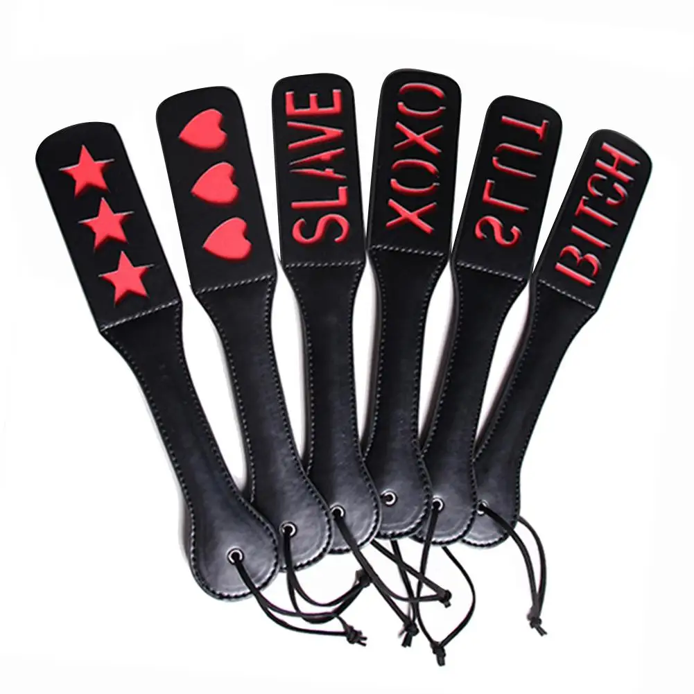 Секс двухслойные Slave Paddle Butt Whip искусственная кожа спанкинг Flogger бондаж Sexo Brinquedos Para