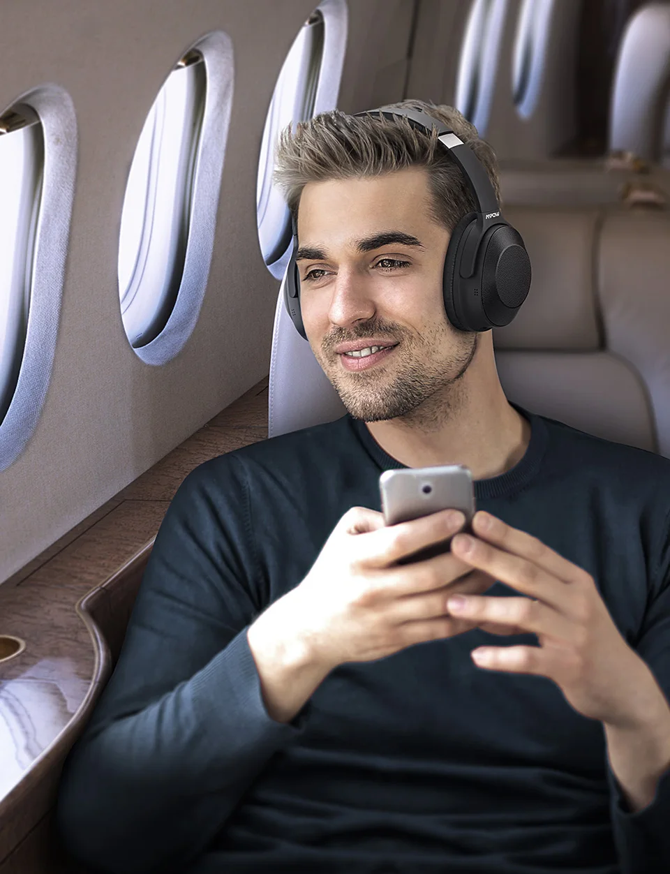 Mpow H12 Bluetooth ANC наушники беспроводные наушники Проводная гарнитура с микрофоном HiFi Звук глубокий бас 30H время воспроизведения для Iphone 11