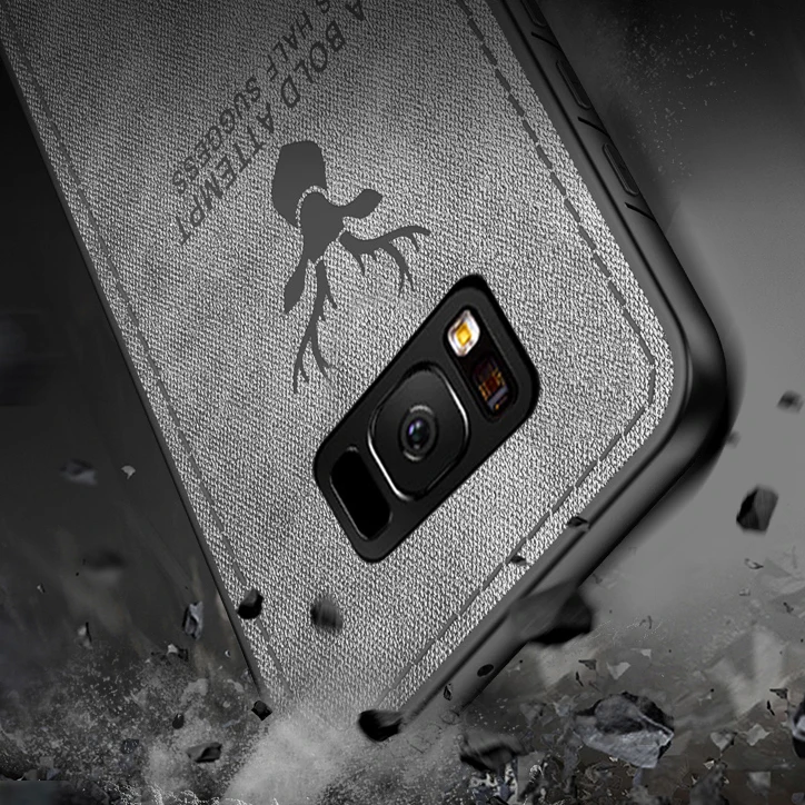 Роскошная ткань мягкая телефон чехлы для Samsung Galaxy S8 S9 плюс S7 край A6 A8 2018 J3 2016 J5 J7 2017