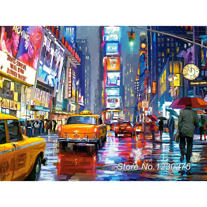 Crafts Diamond Embroidery Paris city street DIY Painting Cross Stitch Kits Square Rhinestone Home Decor SD223 | Дом и сад
