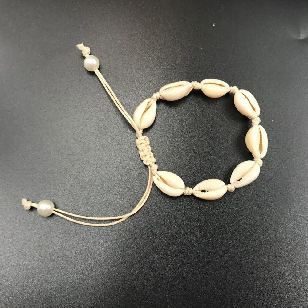 Популярные ювелирные изделия из натуральной ракушки браслет ожерелье набор