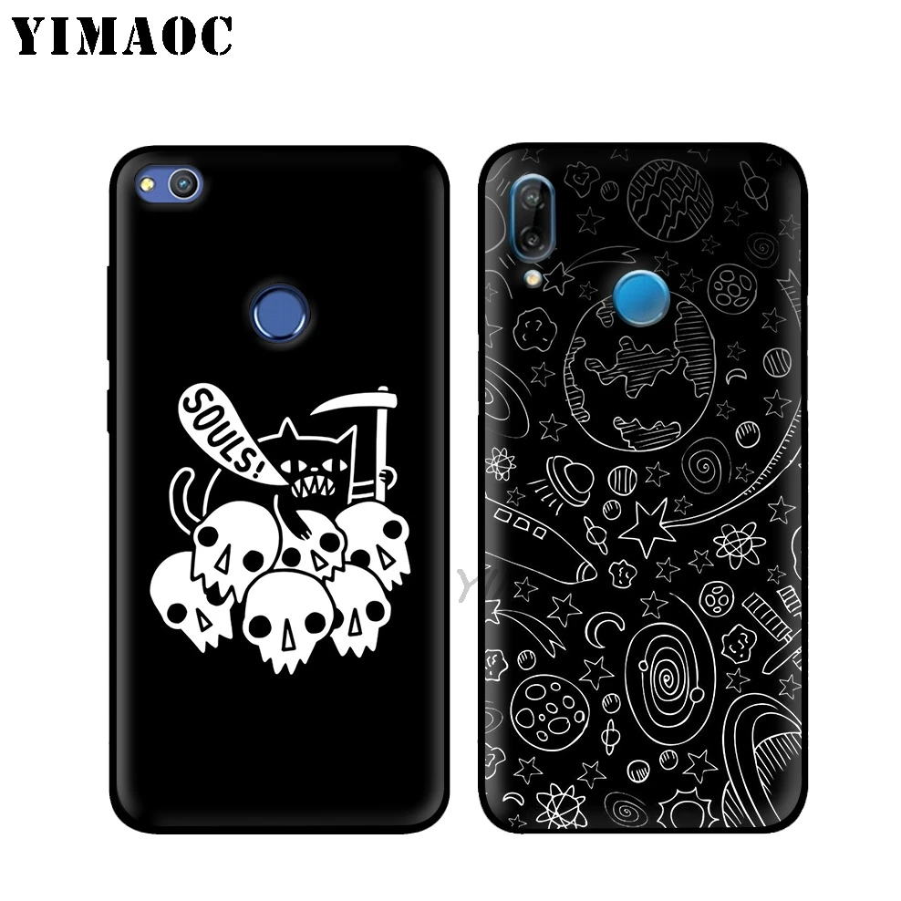 Мягкий чехол YIMAOC для Huawei P30 P20 Pro P10 P9 P8 2015 2017 P Smart Plus Z 2019 Nova 5i 4 3 3i 2i Lite |