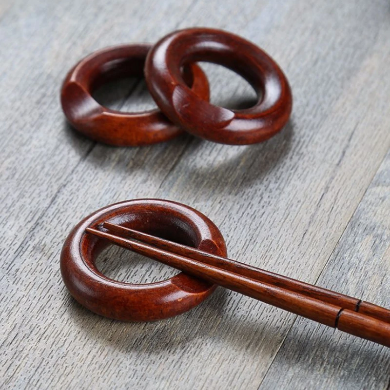 6 шт./лот деревянные палочки для еды стойка держатель подставка отдыха форма