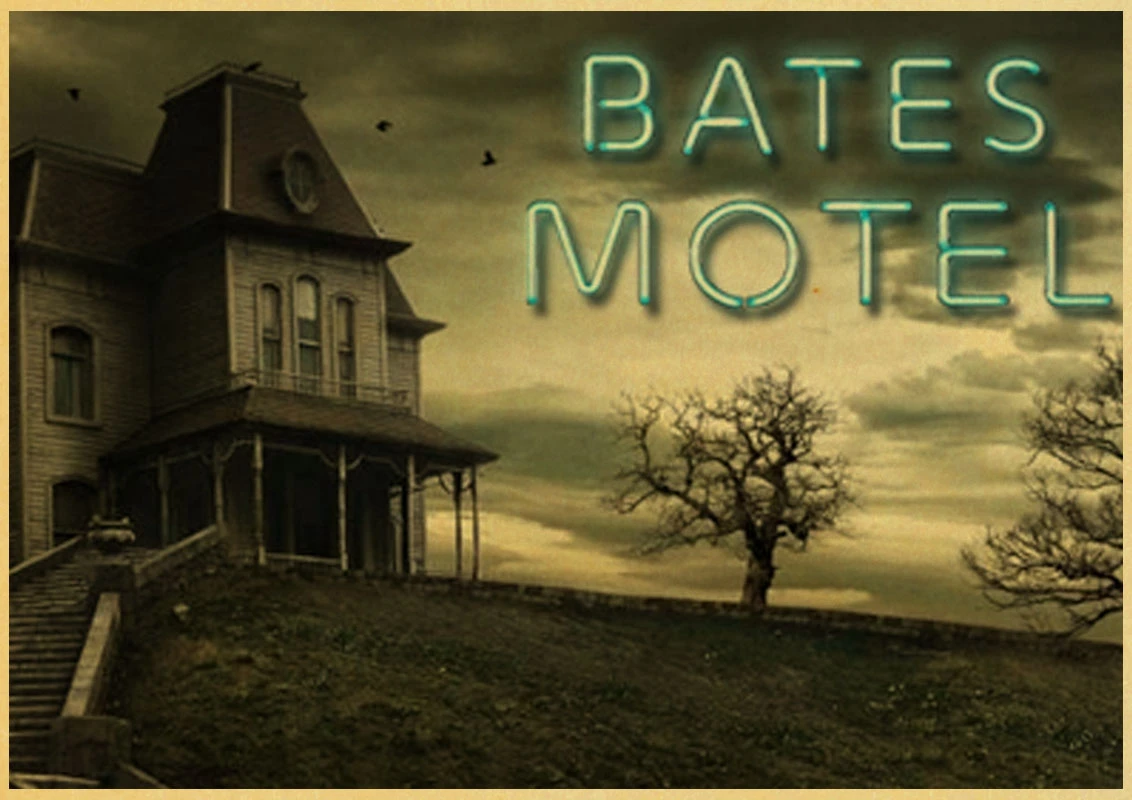 Bates мотель винтажные плакаты принты настенная живопись высокого качества декор плакат настенная живопись украшение дома - Цвет: M073