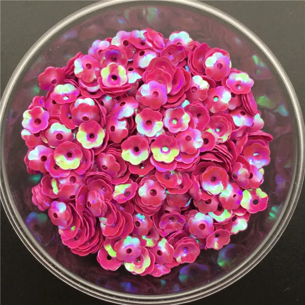 ab mistyrose Новинка, 20 г, 1500 шт, 6 мм, цветок сливы, неупакованные блестки, шитье, свадебные конфетти ремесло, Детские DIY аксессуары для одежды AB цвета - Цвет: ab mistyrose