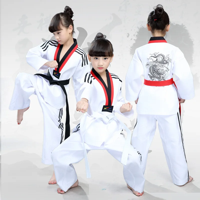 

Professional children, taekwondo clothing martial arts martial arts uniforms martial arts juvenile Taekwondo stage costumes