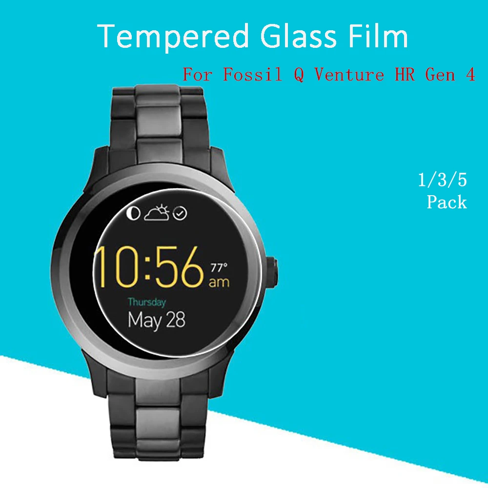 1/3/5 шт. Защитная пленка для часов Fossil Q Venture HR Gen 4 0 3 мм 9H 2.5D в