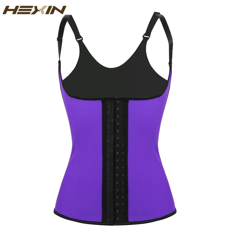 Hexin100% латексный корсет для талии Faja Girdle полный жилет корректор фигуры со