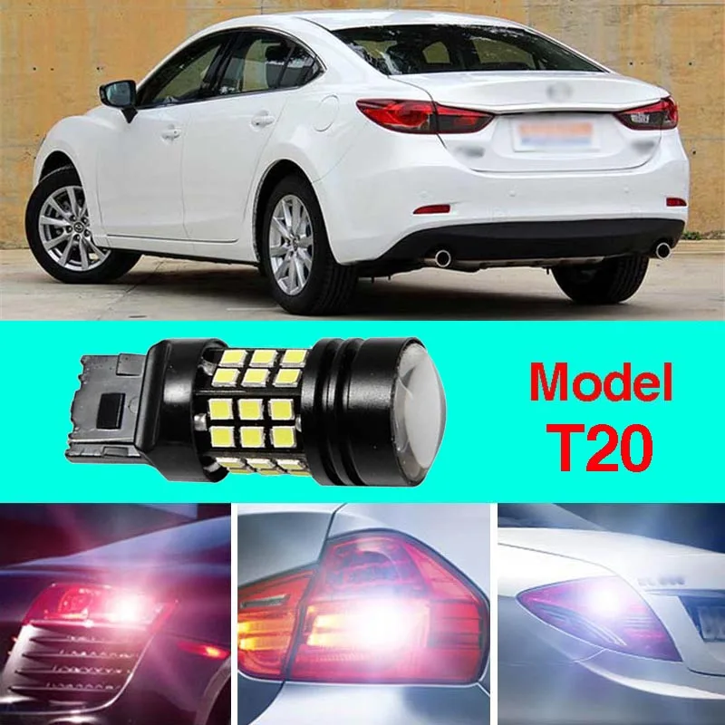 

Ownsun Error Free T20 Socket 360 Degrees Projector Lens LED Backup Reverse light R5 Chips Replacement Bulb For Mazda Atenza