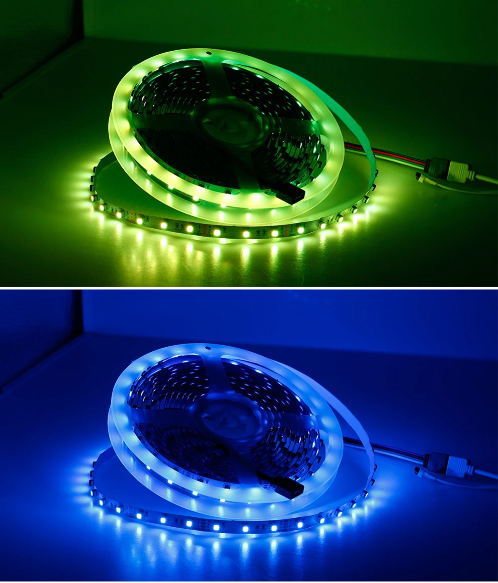 Новое поступление RGB светодиодная лента 3535 RGB цвет переменчивый DC12V гибкий светодиодный светильник 60 Светодиодный/м 120 светодиодный/м 5 м/лот