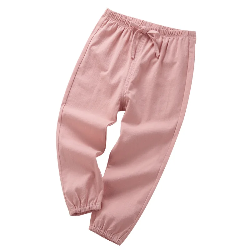 gift pink DZIECKO/штаны для маленьких мальчиков летние хлопковые спортивные школьные брюки детские шаровары с эластичной резинкой на талии спортивные штаны roupas infantis menino - Цвет: gift pink