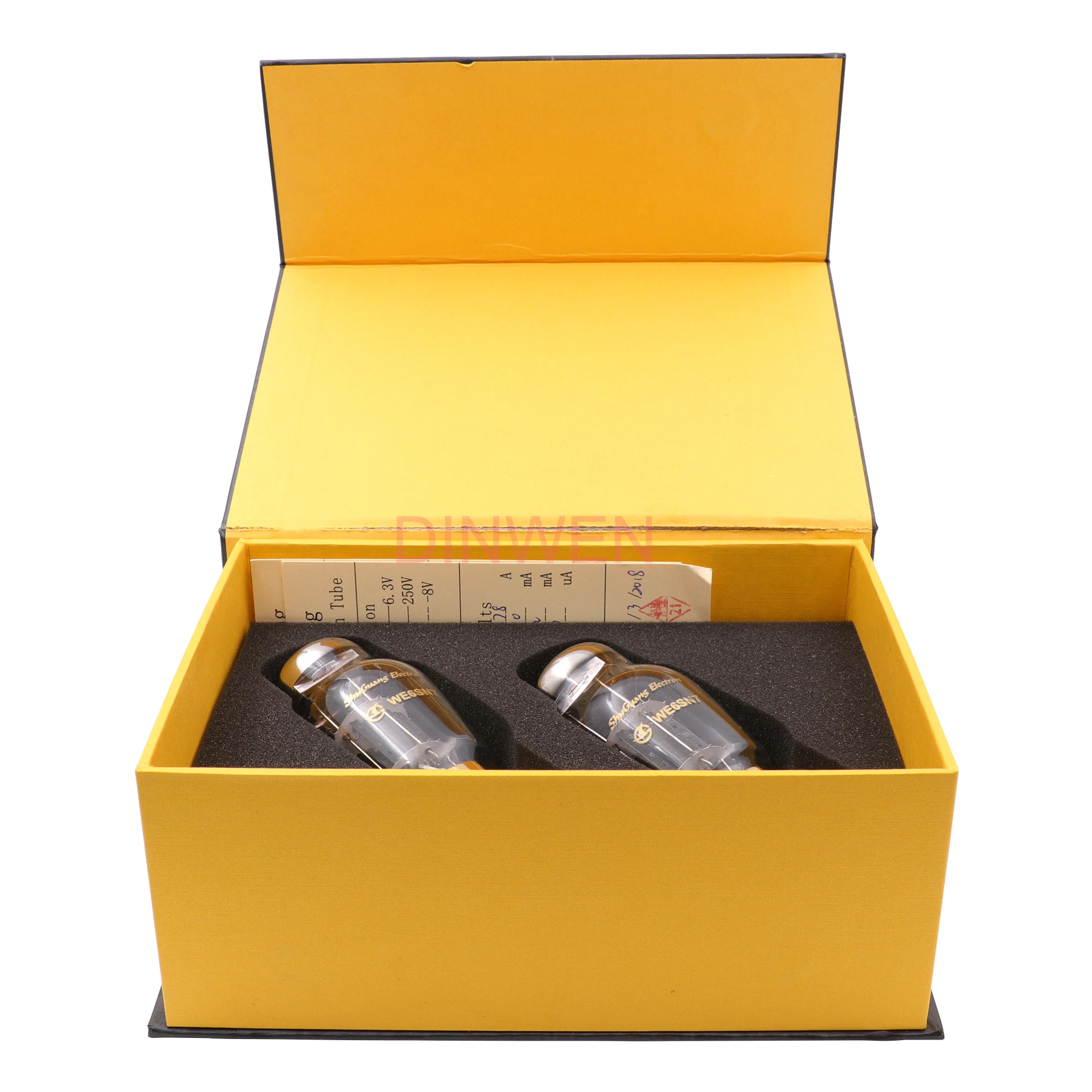 SHUGUANG WE6SN7 вакуумные трубки заменить 6SN7 CV181 ECC35 6H8C 6N8P трубы Винтаж Hifi Аудио ламповый усилитель DIY фабрика совпадающая пара* 1
