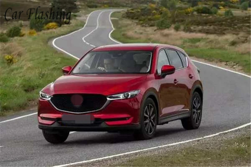 Автомобильный мигающий 2 шт. для Mazda CX-5 CX5 водительский DRL дневный ходовой светильник, противотуманная фара, релейный светодиодный светильник желтого цвета