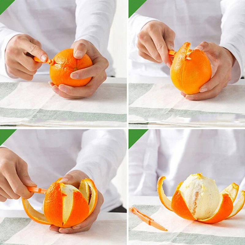 3 шт./компл. пластиковые апельсиновые лимоны резак овощерезка полезный оранжевый
