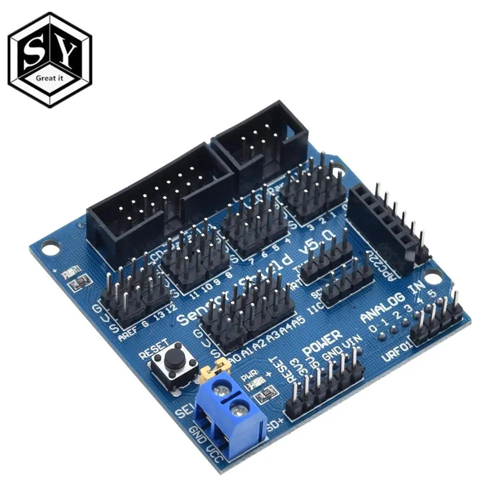 V5.0 сенсор Щит Плата расширения для arduino электронные строительные блоки робот