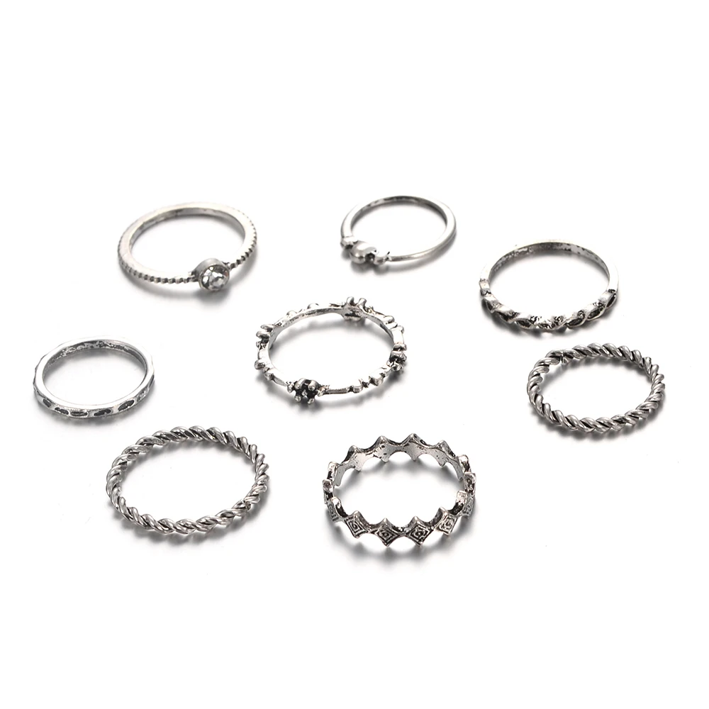 8 шт./компл. Ретро стиль серебряный цвет защита от солнца закрученные резные