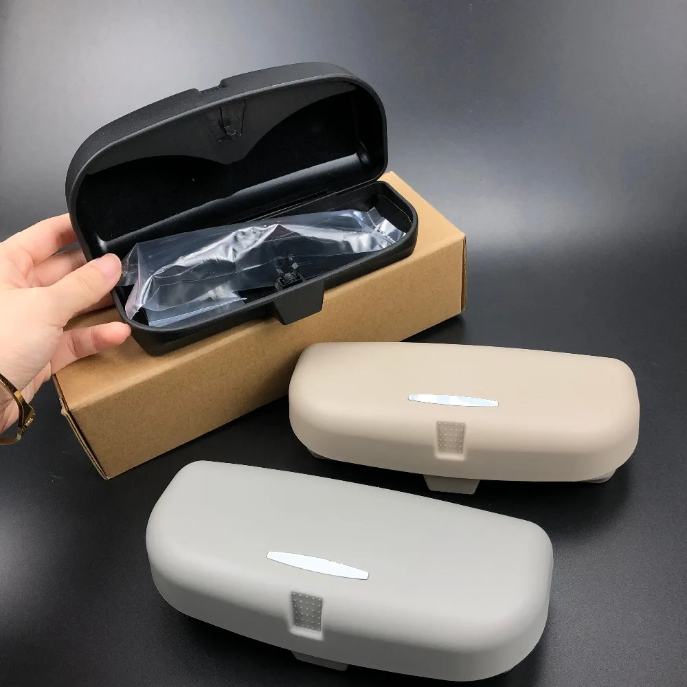 Автомобильный Чехол для очков с солнцезащитным козырьком Volkswagen Touareg Phaeton Bora Lavida