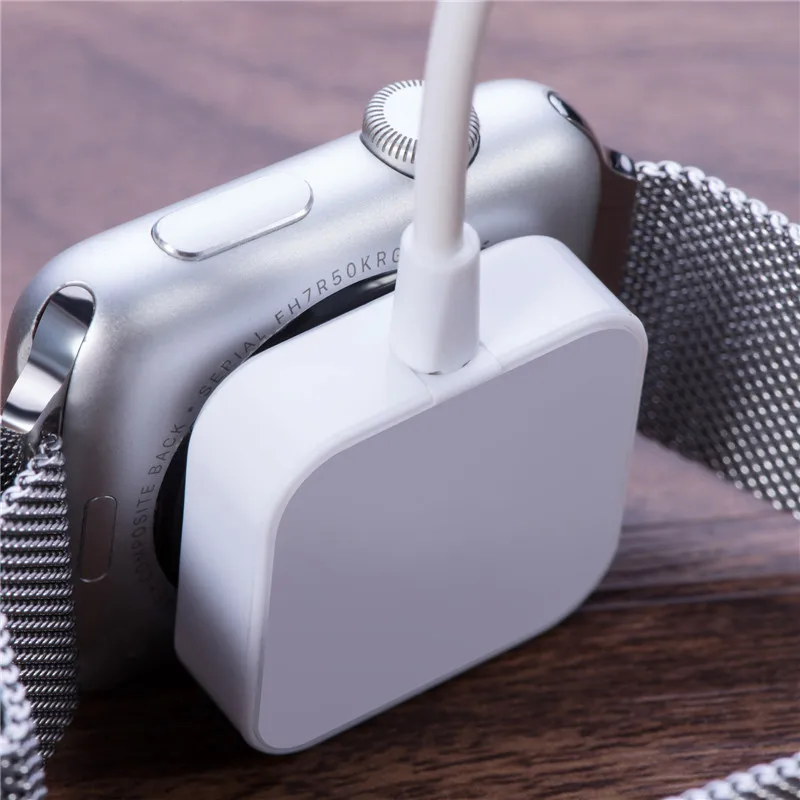 Беспроводное зарядное устройство для iWatch серии 1 2 3 USB Сертифицированный Магнитный iWatch зарядный кабель 1 м для Apple Watch Беспроводное зарядное устройство