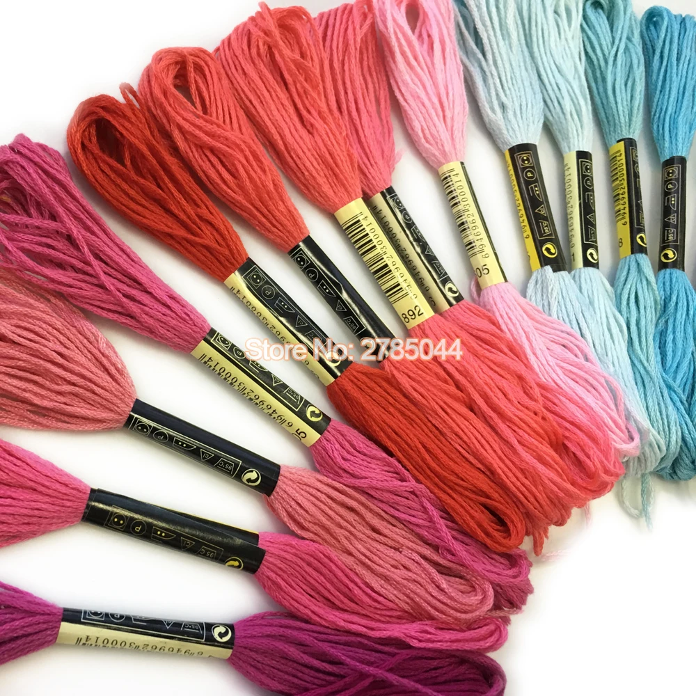 50 шт. разноцветные нитки для вышивки крестиком TH00039|embroidery thread|cross stitch embroidery