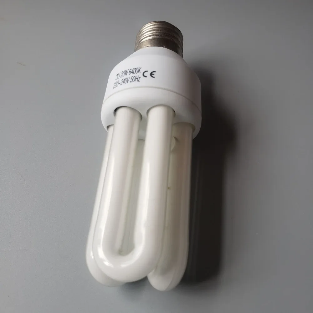HoneyFly AC220-240V 15 W/20 W E27 3U труба энергоэкономичная лампа U Форма флуоресцентная лампочка домашнего освещения