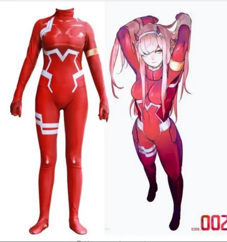 Костюм для косплея Дарлинг во Фране 02 ZERO TWO CODE 002 комбинезон национальной команды