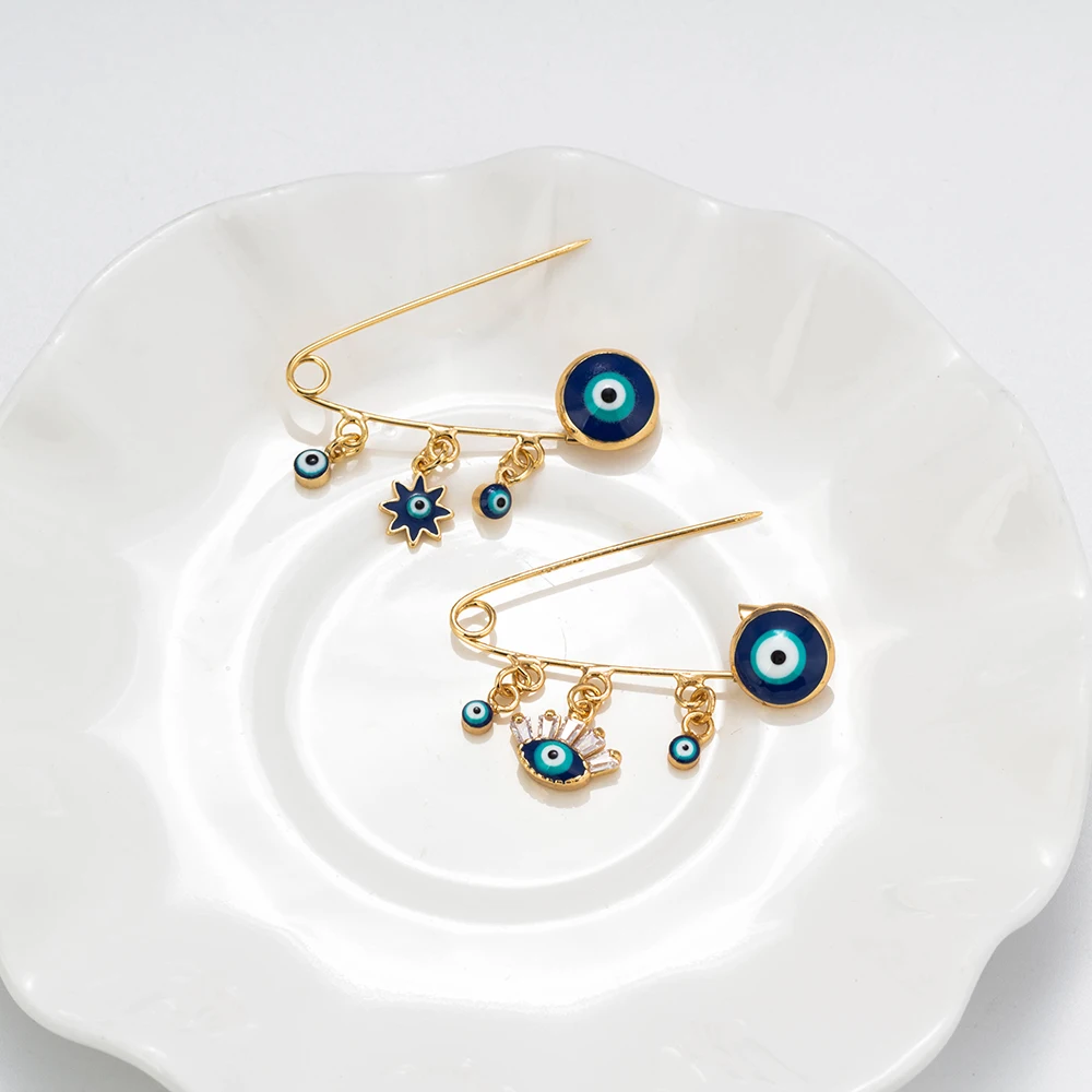 Счастливый глаз солнце слон подвеска брошь сглаза дети и булавка для женщин
