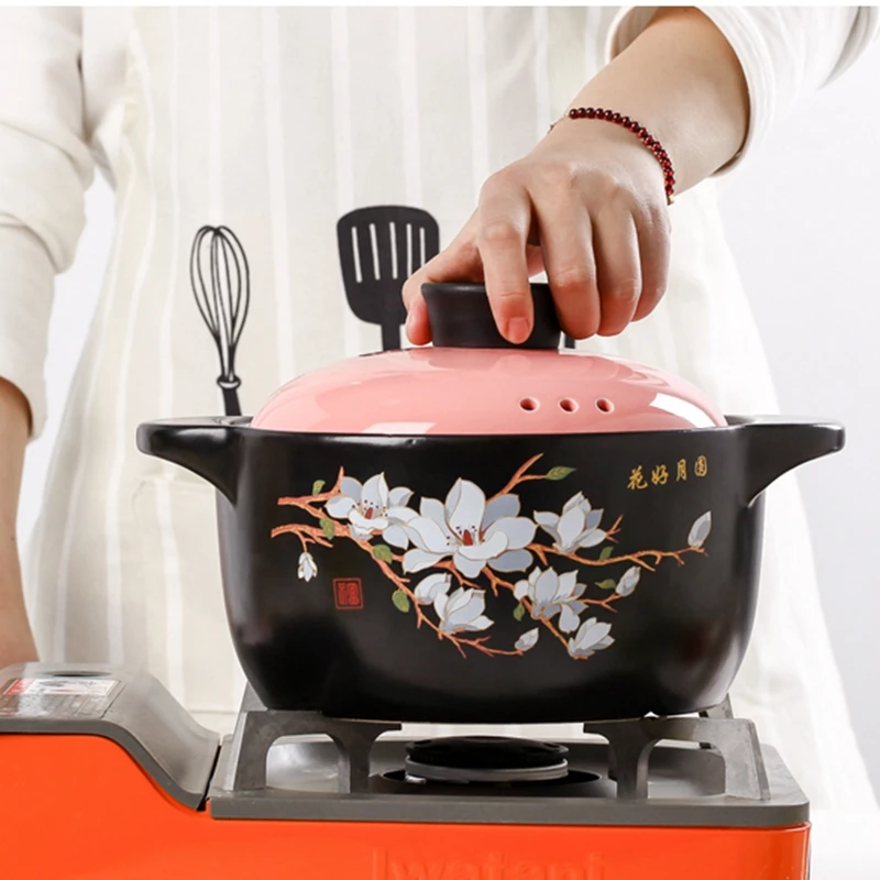 Элегантный кастрюля для приготовления пищи керамическая высокотемпературный