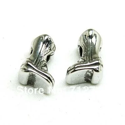 Ковбойские сапоги с родиевым покрытием бусины большим отверстием подвески для