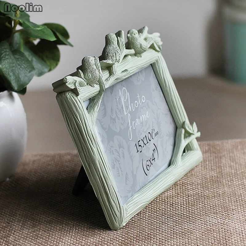 Фоторамка NOOLIM в стиле ретро креативная фоторамка из смолы с птицами и деревом