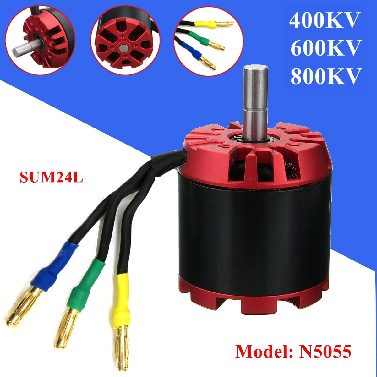Электрическая машина N5055 1450W 400/600/800 kv бесщеточный мотор для электрического
