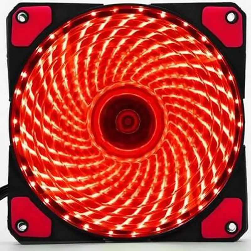 Круто! Охлаждающий вентилятор 12 шт./лот 33 светодиода см 120 мм бесшумный синий