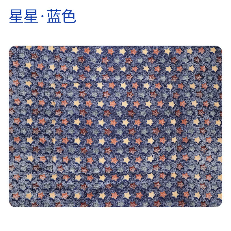 Зимняя Теплая Флисовая кровать для собак одеяло питомцев кошачий помет коврик