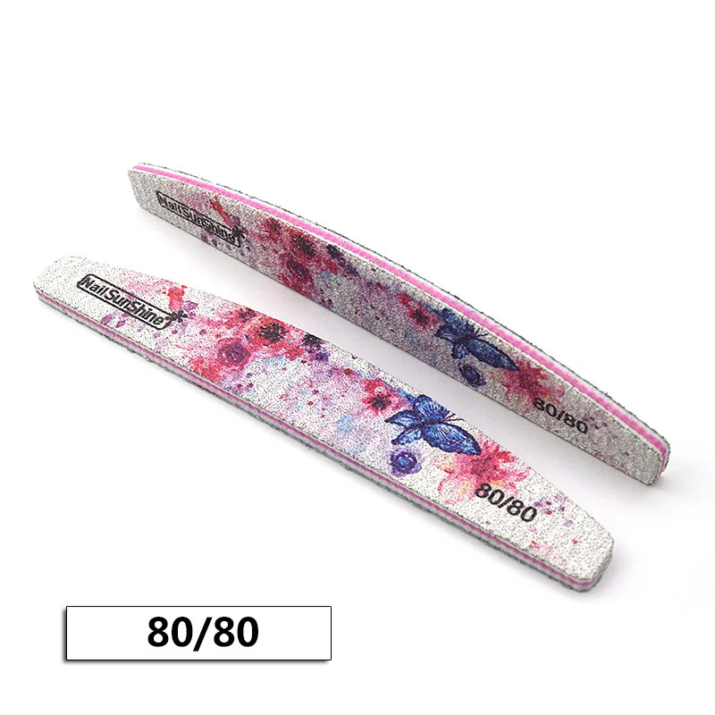 80 80 6 шт пилочка для ногтей 80/100/150/180/240/320 шлифования буферный блок двусторонний в форме цветка пилочка для ногтей гель для ногтей маникюрный набор инструментов - Цвет: 80 80