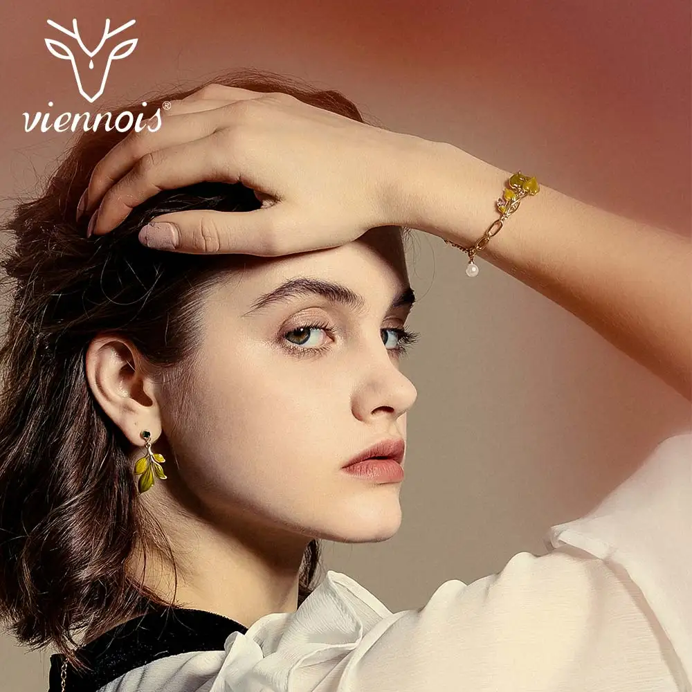 От Viennois покрытие из корейский Стиль цепи браслеты нержавеющей стали для женщин