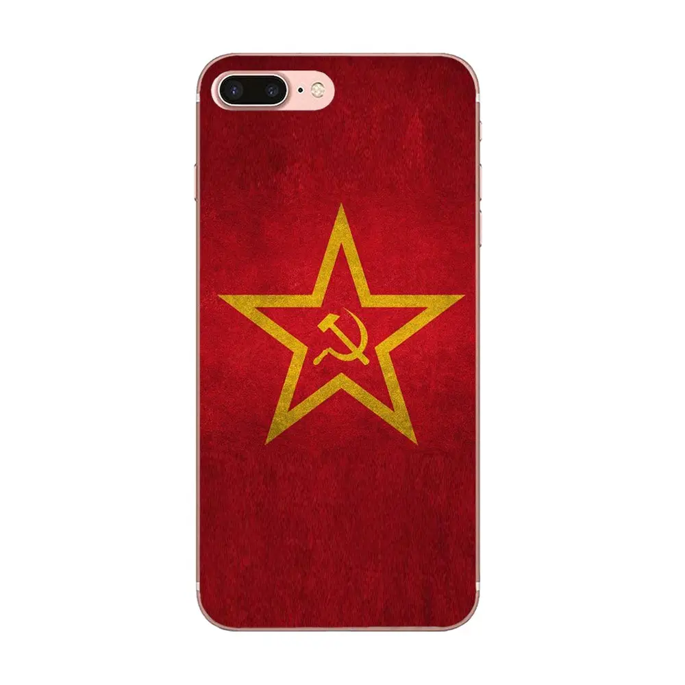 as picture Для huawei Honor 4C 5A 5C 5X6 6A 6X7 7A 7C 7X8 8C 8S 9 10 10i 20 20i Lite рro мягкий чехол из ТПУ с изображением СССР эмблема Флаг - Цвет: as picture