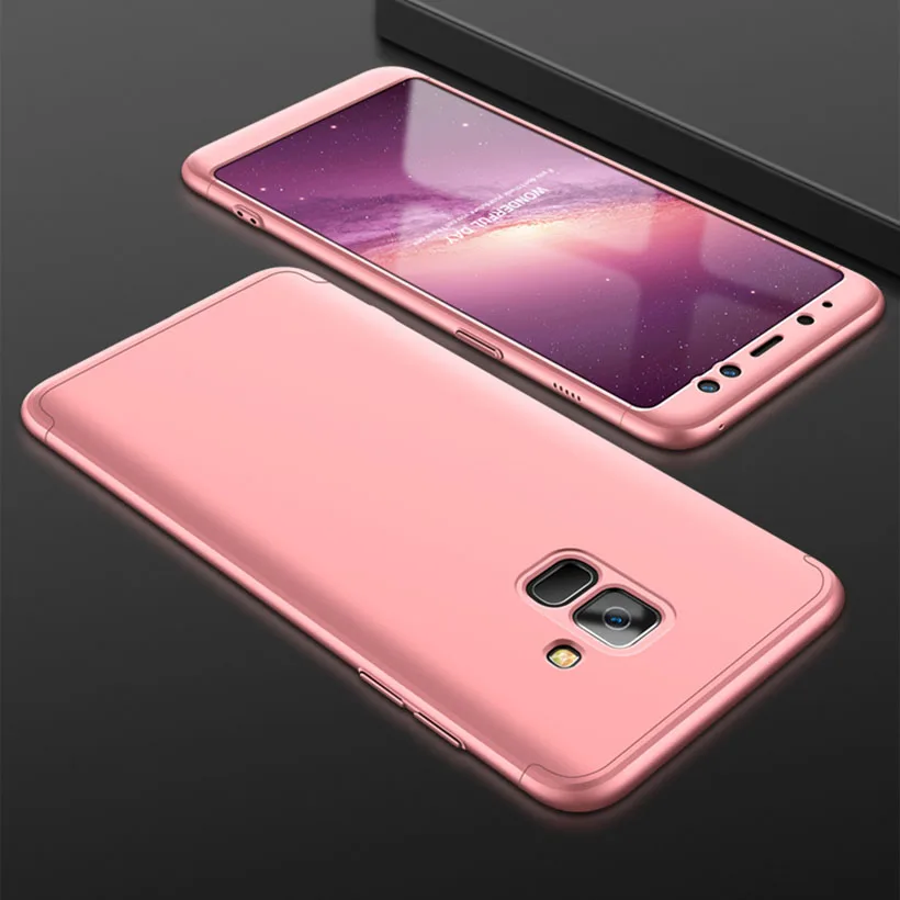 GKK 360 градусов Чехлы для samsung Galaxy A6 A7 A8 A8S A9 A9S Pro Star Lite Note 9 8 S10e S10 S9 S8 плюс S6 S7 края Обложки