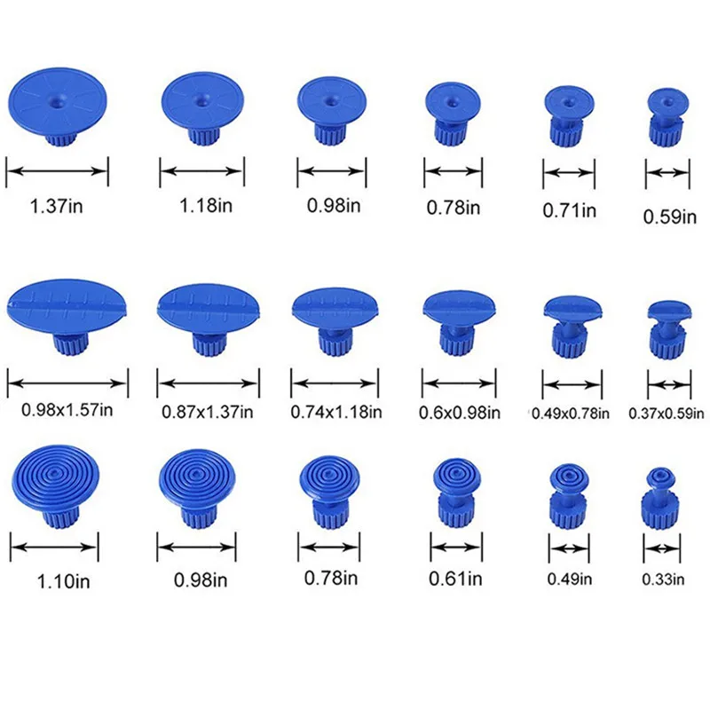 18 шт. инструмент для ремонта вмятин без покраски кузова автомобиля съемник