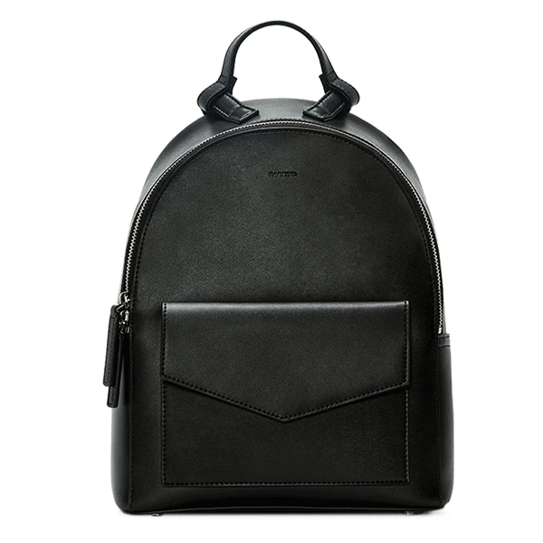 Black Xiaomi Mijia Youpin модный кожаный мини-рюкзак CARRY'O, сумка для путешествий, бизнеса, отдыха, рюкзак 225*180*105 мм 465 г - Цвет: Black