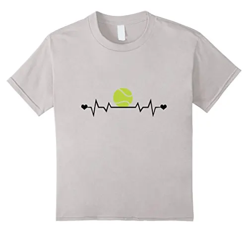 

Tenniser Shirt, Heartbeat Funny Tenniser Player T Shirt Gift "Short Sleeves Cotton Fashion Free Shipping " T Shirts Men Casual