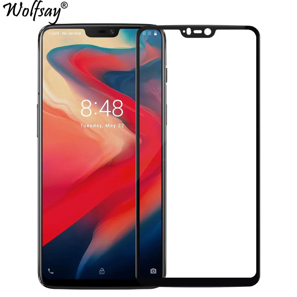 2 шт изогнутое стекло Oneplus 6 защита экрана закаленное для 1 + One Plus Oneplus6 полное