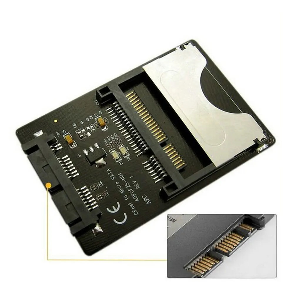 16Pin Micro SATA к CFast карты адаптер 1.8 дюймов жесткий диск случае SSD HDD CF Card Reader для