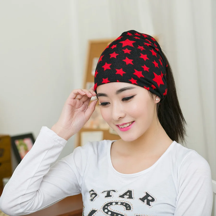 Весенняя новинка 2 цвета женские головные уборы со звездами регулируемый размер
