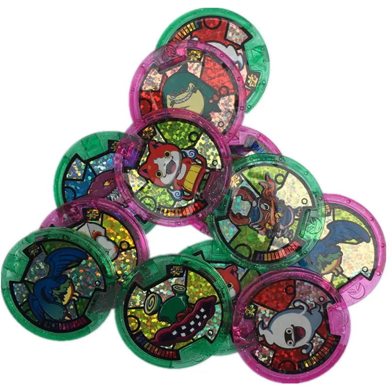 Японского аниме Yokai Watch DX Йо-Кай наручные часы медалей коллекция эмблема