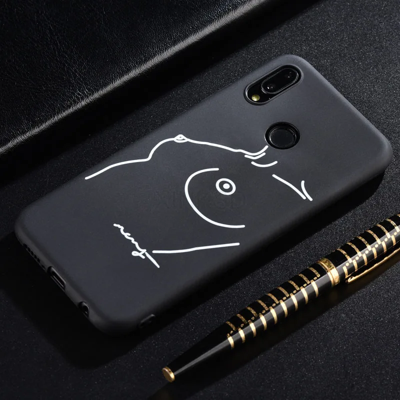 as the picture Для huawei P smart Plus Nova 3 3i Коврики 20 10 P20 Pro P9 P10 Lite чехол на Honor 7A 7C 9 10 Y5 Y6 Y7 Prime простые линии Чехол - Цвет: as the picture