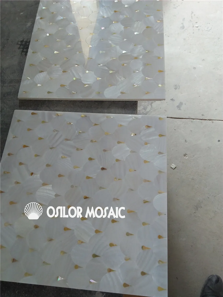 

yellowlip shell and Chinese freshwater shell mother of pearl tile for interior house decoration wall tile 5 square feet/lot