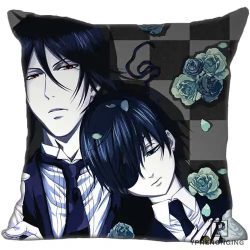 Pillowcase Лучший пользовательский черный-Батлер(1) Подушка Чехол Спальня дома квадратная Наволочка на молнии(с одной стороны)#190404-01-77 - Цвет: Pillowcase