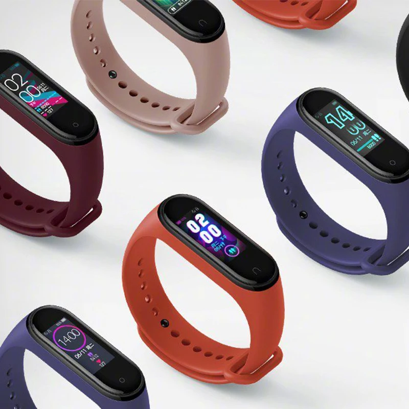 Смарт браслет Xiaomi Mi Band 5 фитнес с экраном и пульсометром 135 мАч Bluetooth 0 50 м