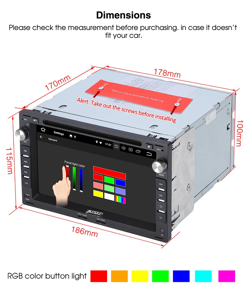 Тыква 2 Din 7''Android 8 0 автомобильный dvd плеер GPS навигация Восьмиядерный 2G RAM стерео