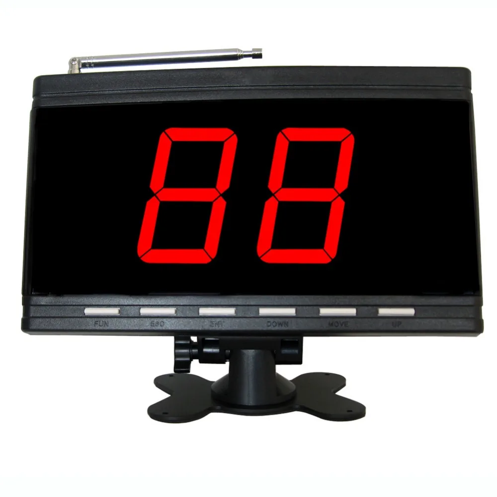 Беспроводная настольная система вызова SINGCALL 20pcs Red настольные звонки APE700 и 1pc